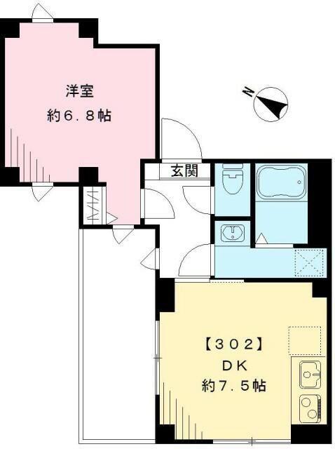 練馬区豊玉上マンション 間取り図画像