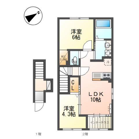 スカイセレーネ 間取り図画像