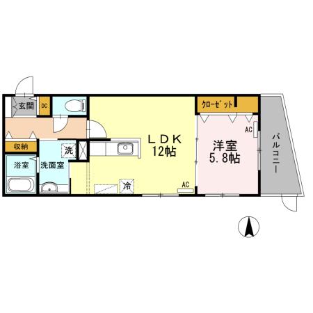 ウェルデンス江古田（105） 間取り図画像