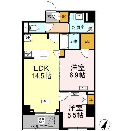 ロイジェント戸越銀座（0510） 間取り図画像