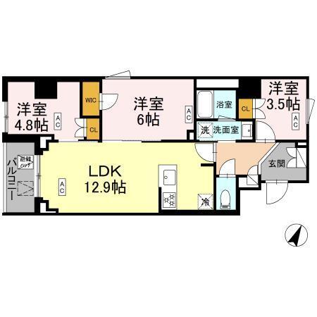 ロイジェント戸越銀座（0604） 間取り図画像