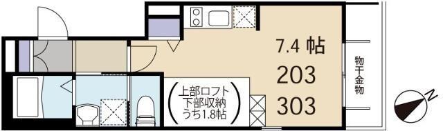中野区新井アパート 間取り図画像