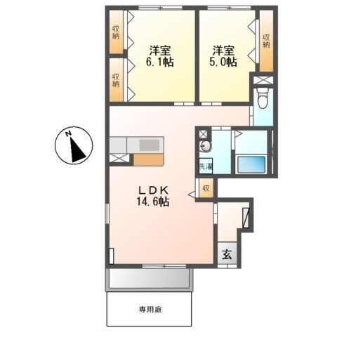 シャルマンハウス 間取り図画像