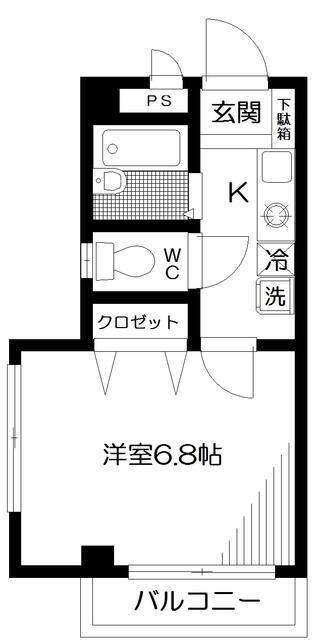 中野区江古田マンション 間取り図画像