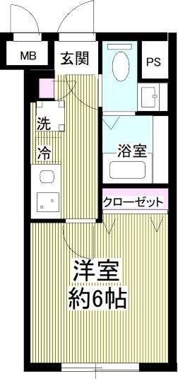豊島区南長崎マンション 間取り図画像