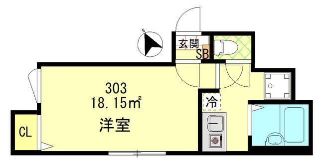 練馬区豊玉北アパート 間取り図画像