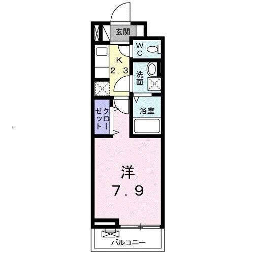フレイム（204） 間取り図画像