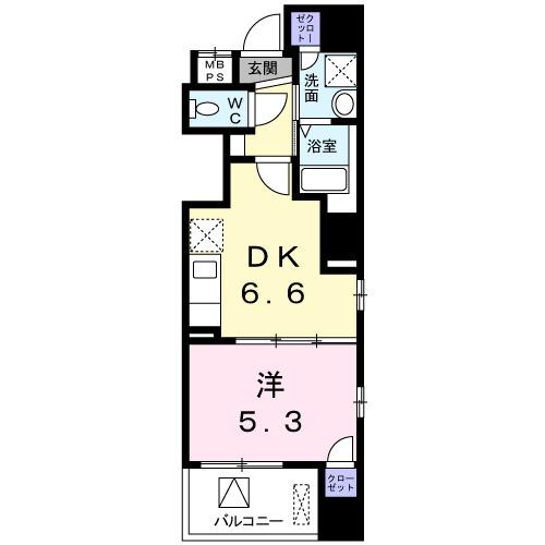 ベスティエ秋葉原（501） 間取り図画像