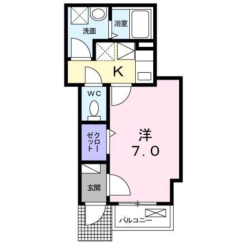シャルマンⅠ（102） 間取り図画像