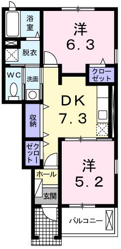 リリーフレジデンス（104） 間取り図画像