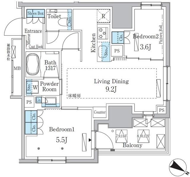  間取り図写真