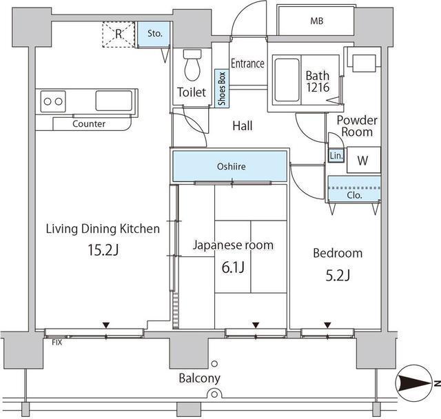 セルリアンホームズ勝どき（1403） 間取り図画像