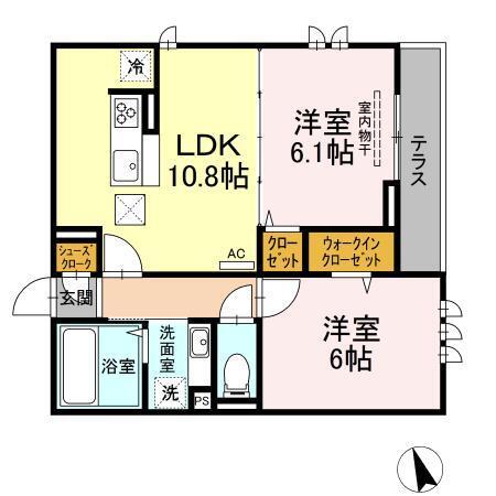 セジュール西台６（101） 間取り図画像