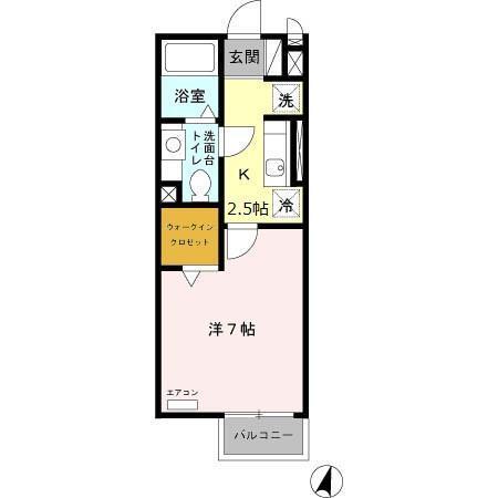 グリーンテラス多摩（202） 間取り図画像