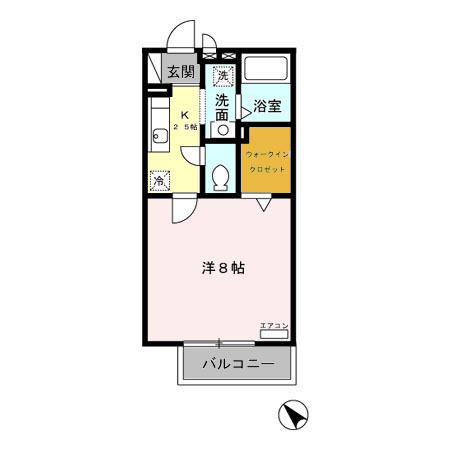 グリーンベール（206） 間取り図画像