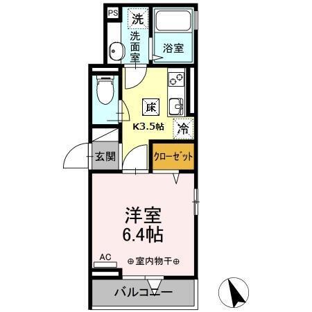 ヴィラボヌール（103） 間取り図画像