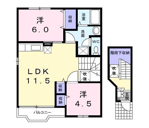 ＭｅｎｅｈｕｎｅＨｏｕｓｅ（201） 間取り図画像