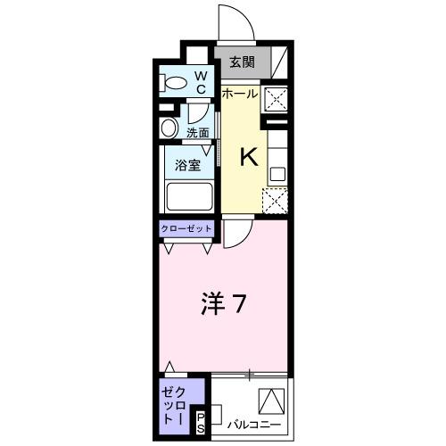 セレノ・コリーナ・ダイマチ（404） 間取り図画像