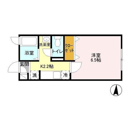 PALACE ADONIS（102） 間取り図画像