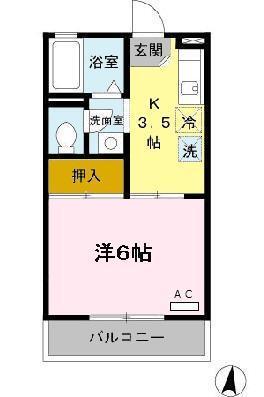 ドミール北小岩（203） 間取り図画像