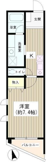 フレール南長崎（301） 間取り図画像
