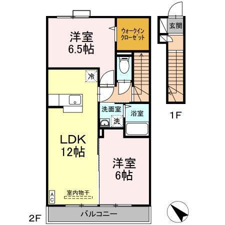 ガーデンホームズ神明（203） 間取り図画像