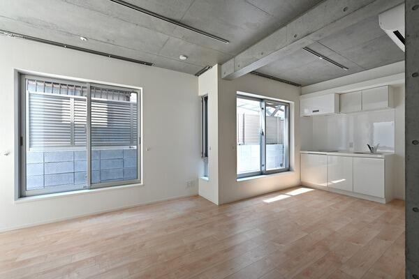 渋谷区東マンション リビング