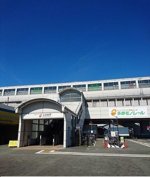 上北台駅：800m