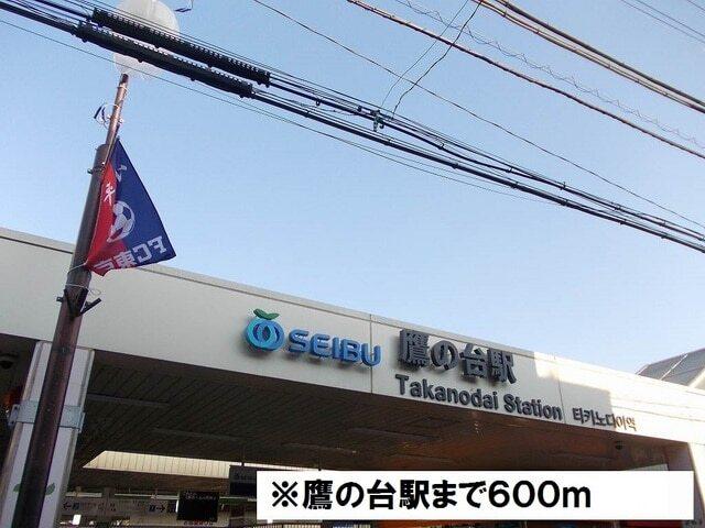 鷹の台：600m