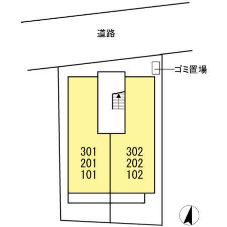 アキツ駅前ヒルトップ（101） エントランス