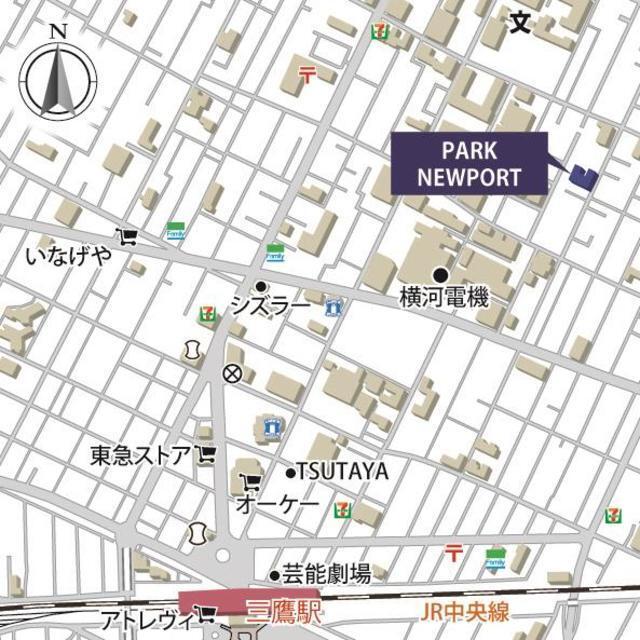 ＰＡＲＫ　ＮＥＷＰＯＲＴ（404） 地形図・案内図