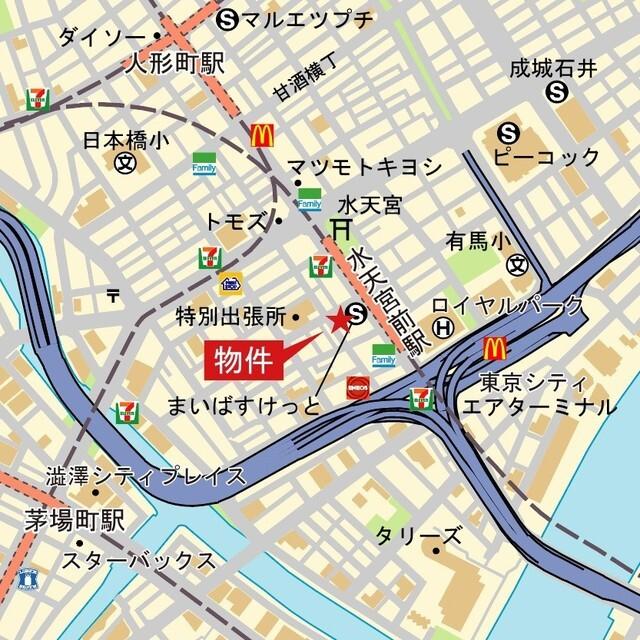 Ｇｒａｎ　Ｆｅｌｉｃｉａ　日本橋（701） 地形図・案内図