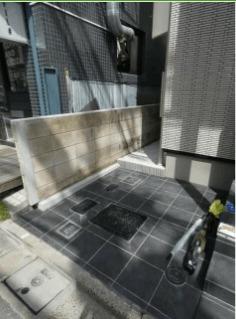 渋谷区西原アパート エントランス