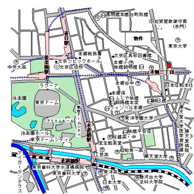 パークアクシス本郷の杜（902） 地形図・案内図