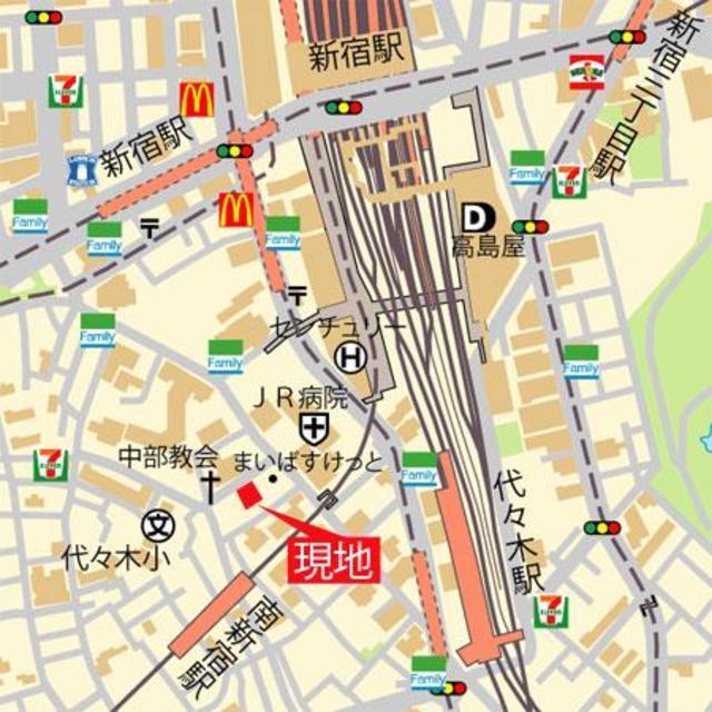 Ｂｕｅｎａ　Ｖｉｓｔａ代々木（501） 地形図・案内図