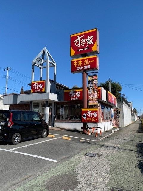 すき家あきる野睦橋通り店：1200m