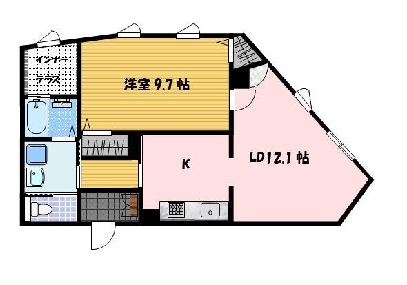 第11森谷ビル（505） 間取り図画像