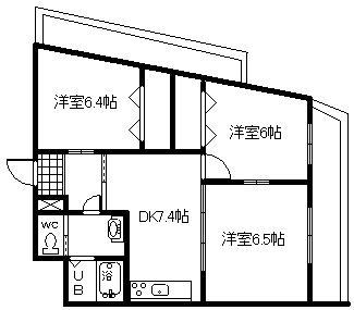 フェリーチェアクトⅠ（203） 間取り図画像