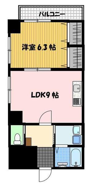 アミティ桜（303） 間取り図画像