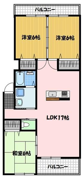 小鳥の杜Ⅲ 間取り図画像