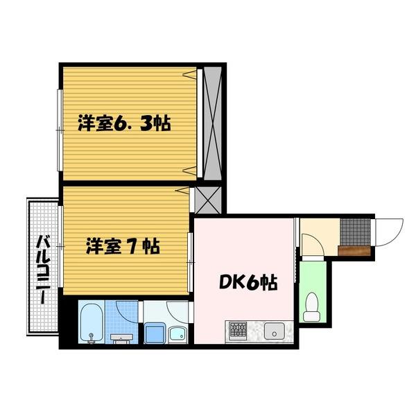 ルメール諏訪町（102） 間取り図画像