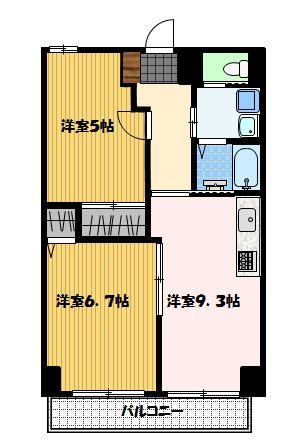 エレガンテ・F（402） 間取り図画像