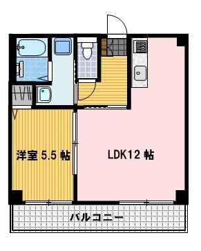 レジデンス蛍茶屋（202） 間取り図画像