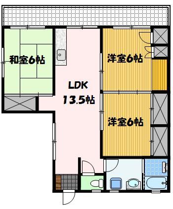 プランドールリバティー（301） 間取り図画像