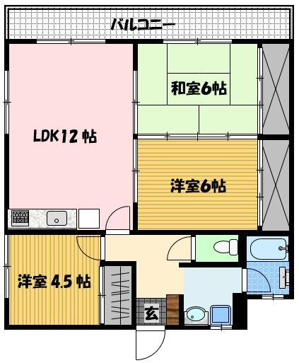 ヤマトビル（302） 間取り図画像