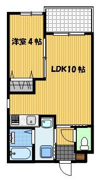 VIVACE平和町（105） 間取り図画像