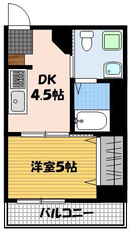 フューチャー若葉町（402） 間取り図画像
