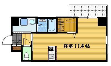 アミティ花丘（504） 間取り図画像