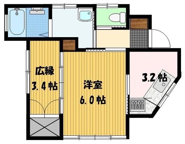 西町戸建て（-） 間取り図画像