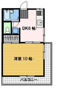 同じ間取りの別室です
